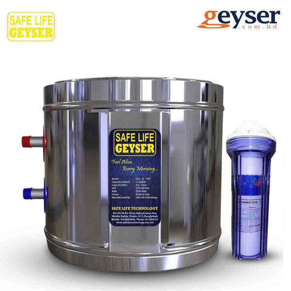 Safe Life Geyser SLG-25-CSSF 25 Gallon Electric Geyser