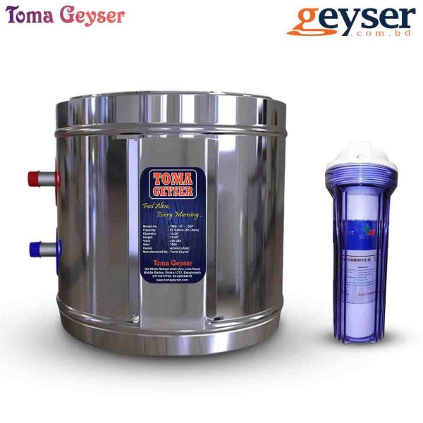 Toma Geyser TMG-07-CSSF 07 Gallon Electric Geyser with Safety Filter