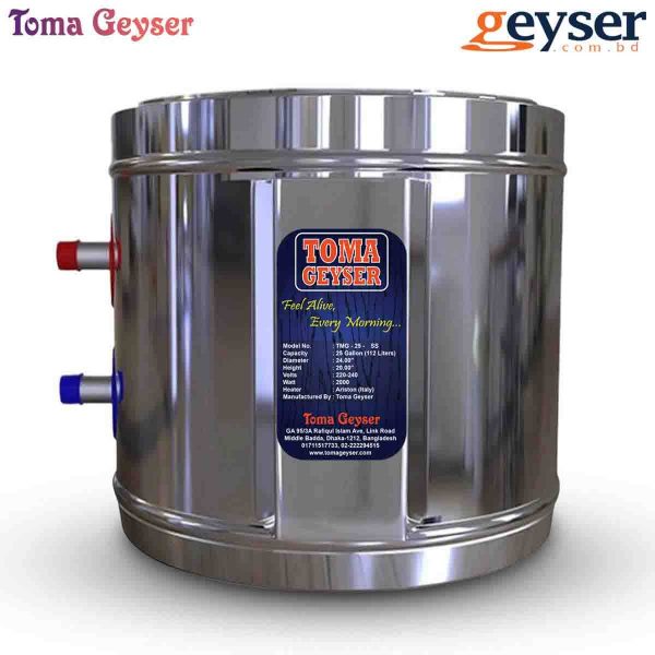 Toma Geyser TMG-25-CSS 25 Gallon Electric Geyser